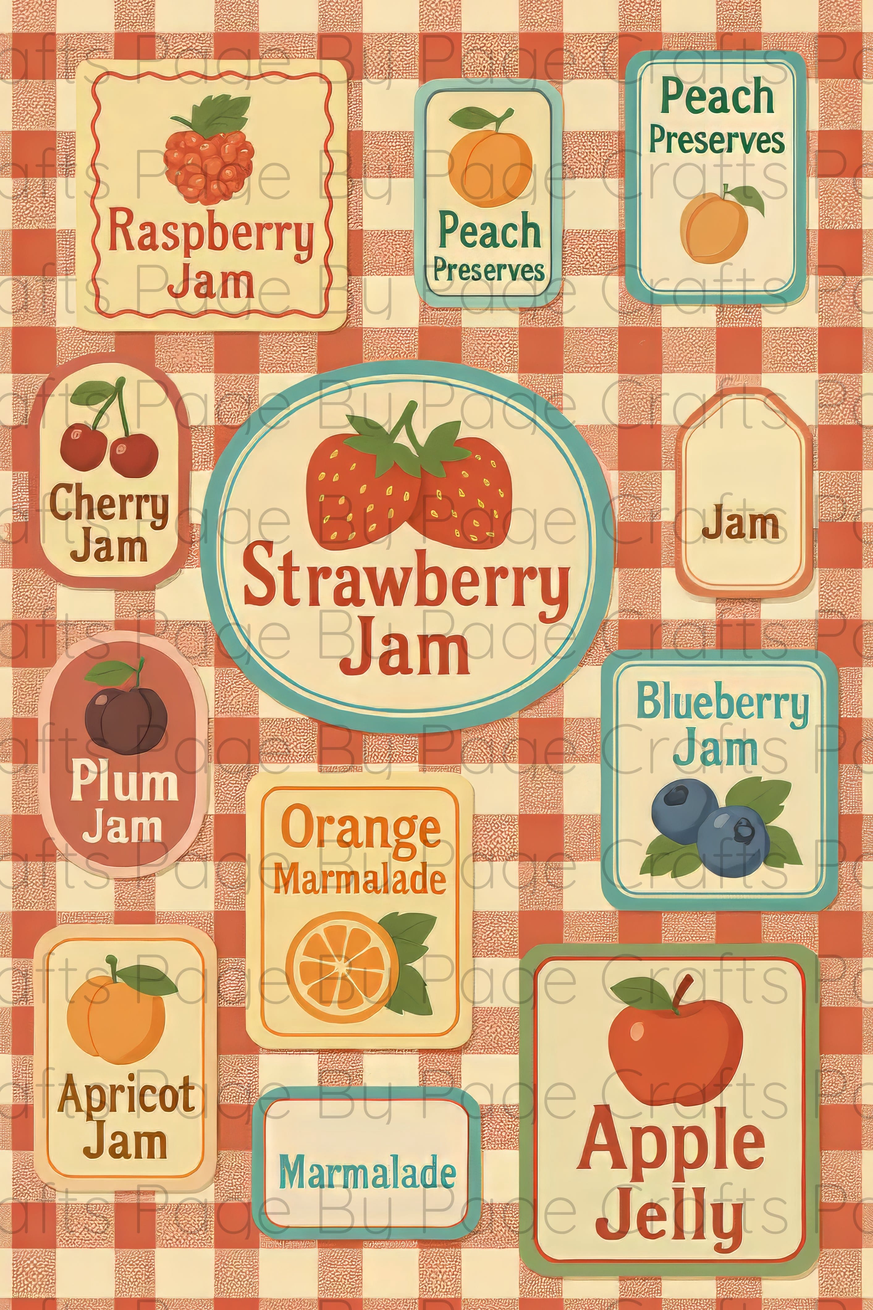 Country Kitchen Tags and Labels