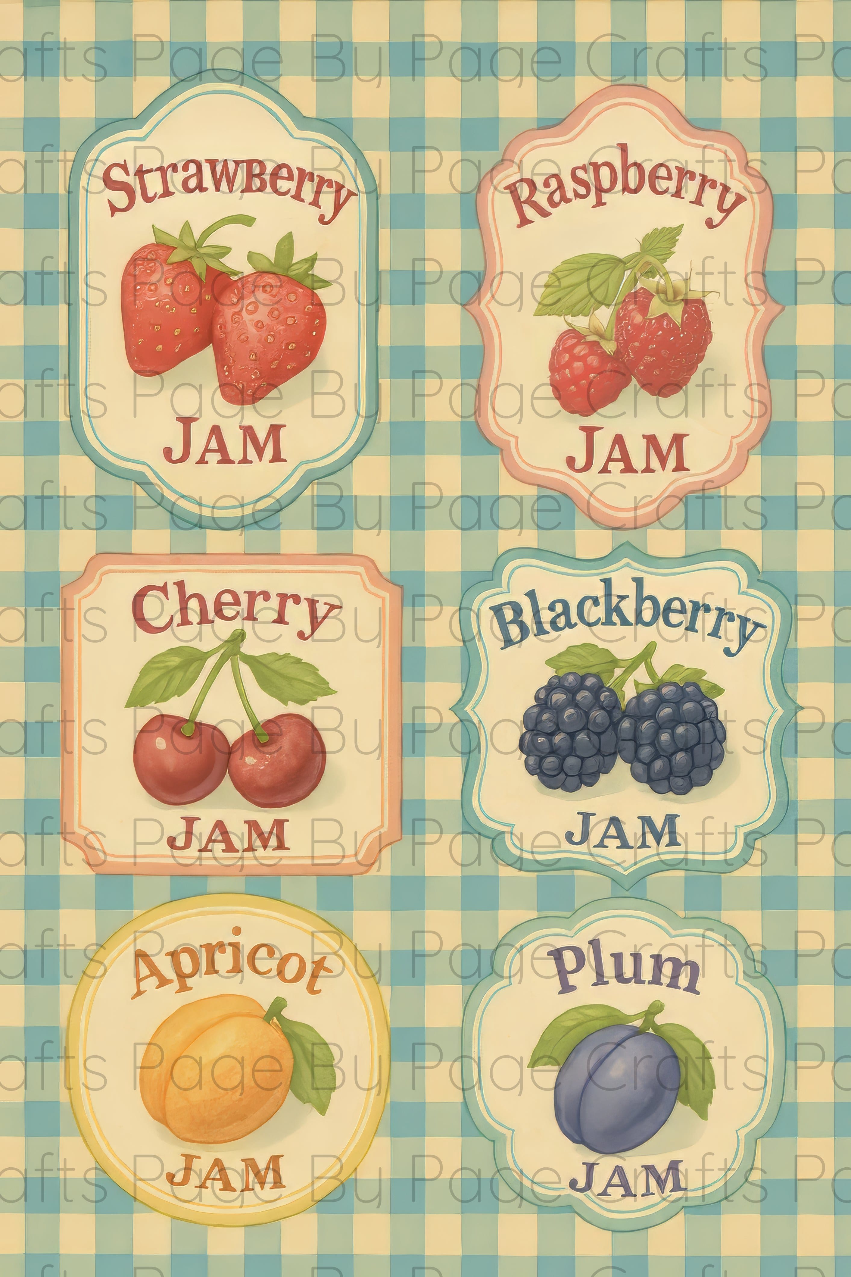Country Kitchen Tags and Labels