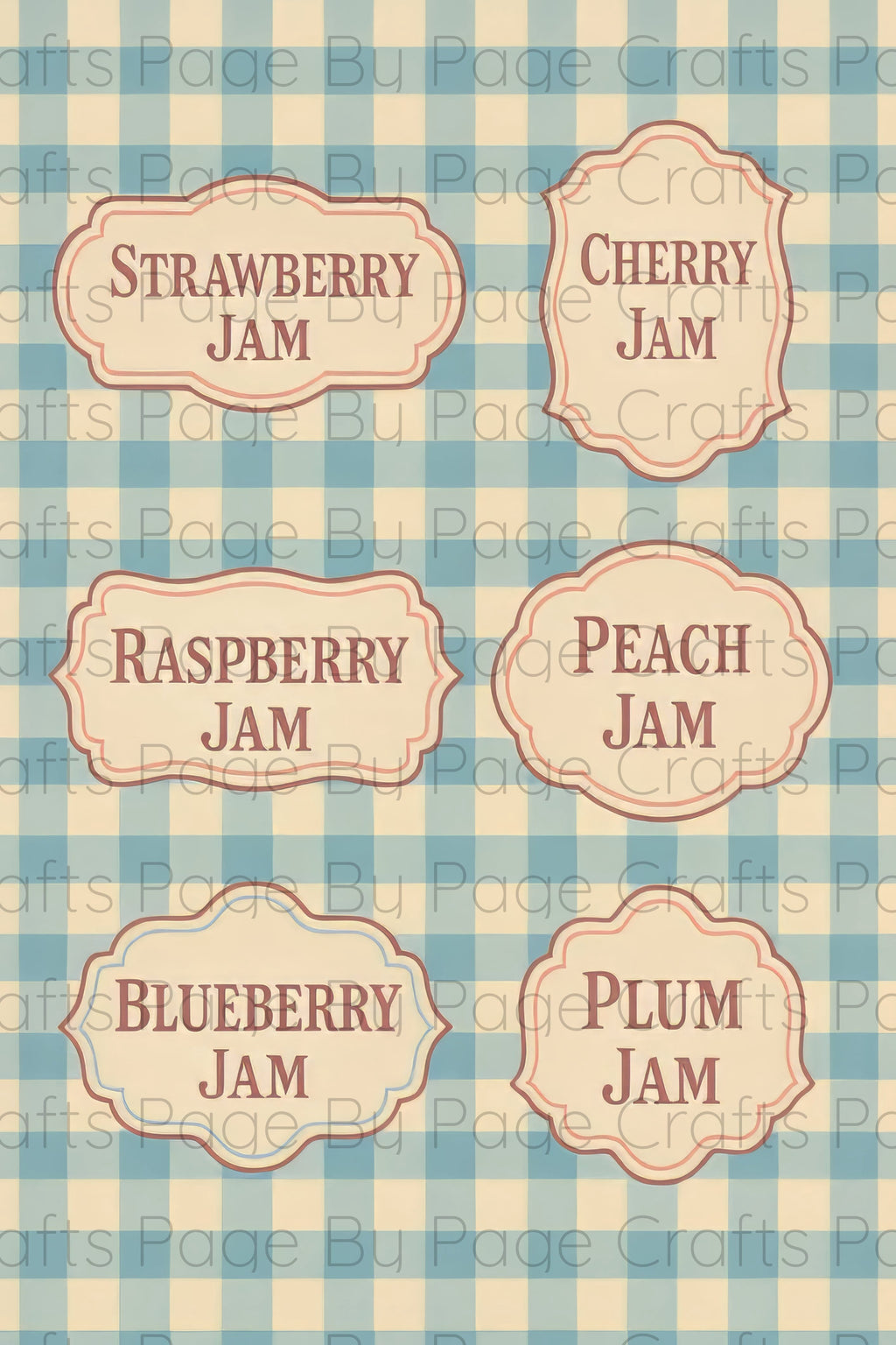 Country Kitchen Tags and Labels