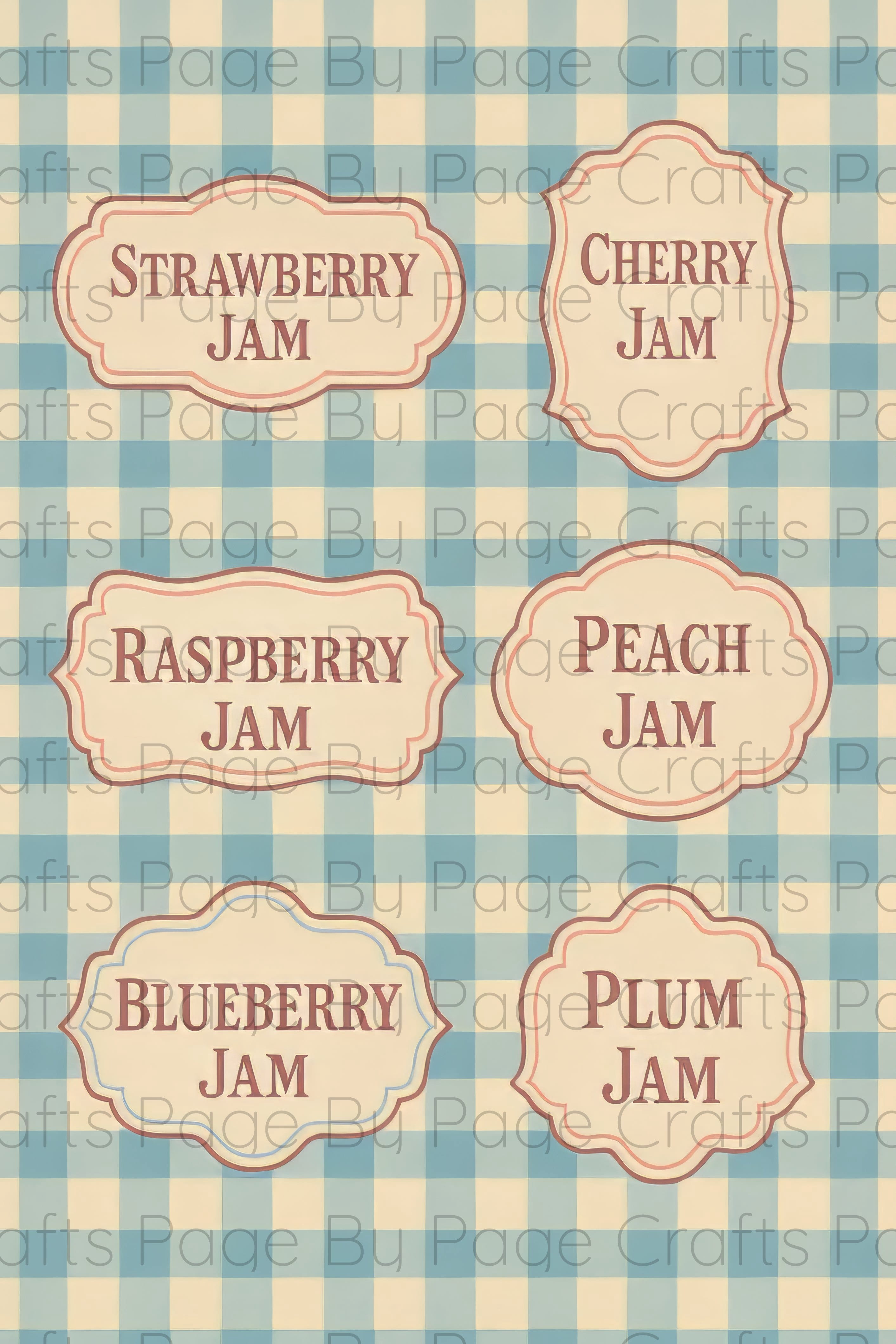 Country Kitchen Tags and Labels