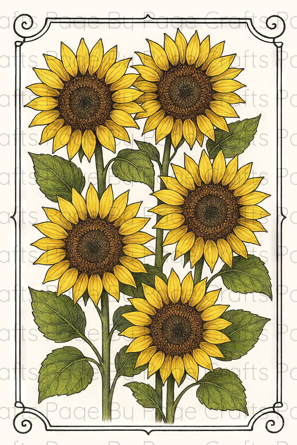 Sunflower Flourish Deluxe pt 1