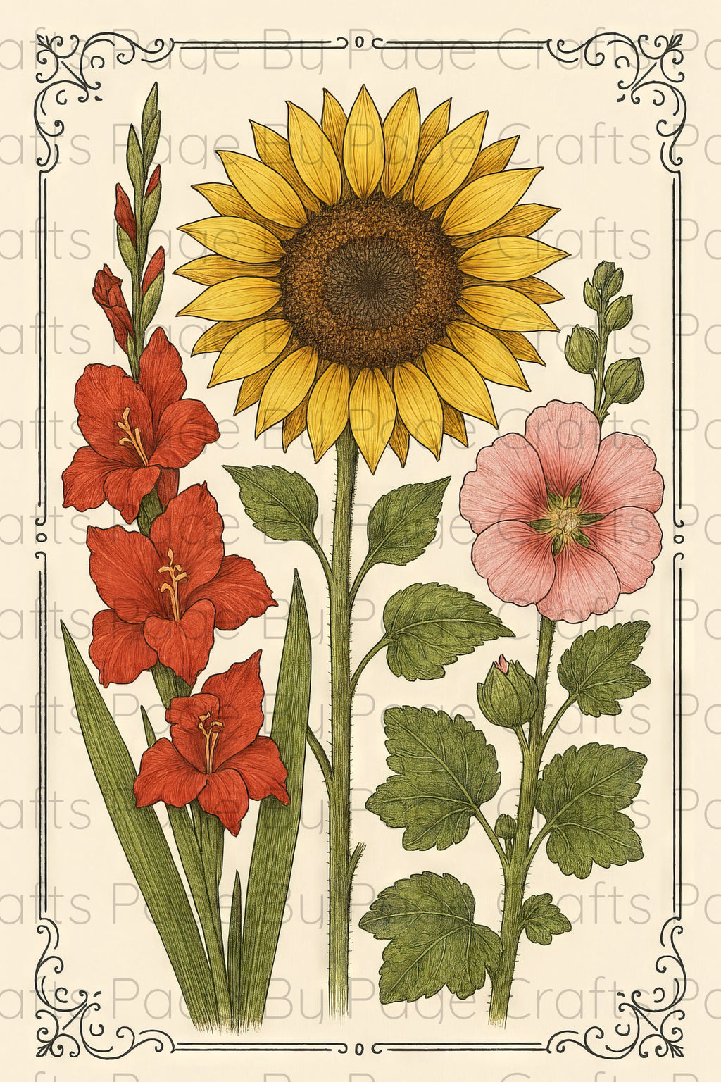 Sunflower Flourish Deluxe pt 1