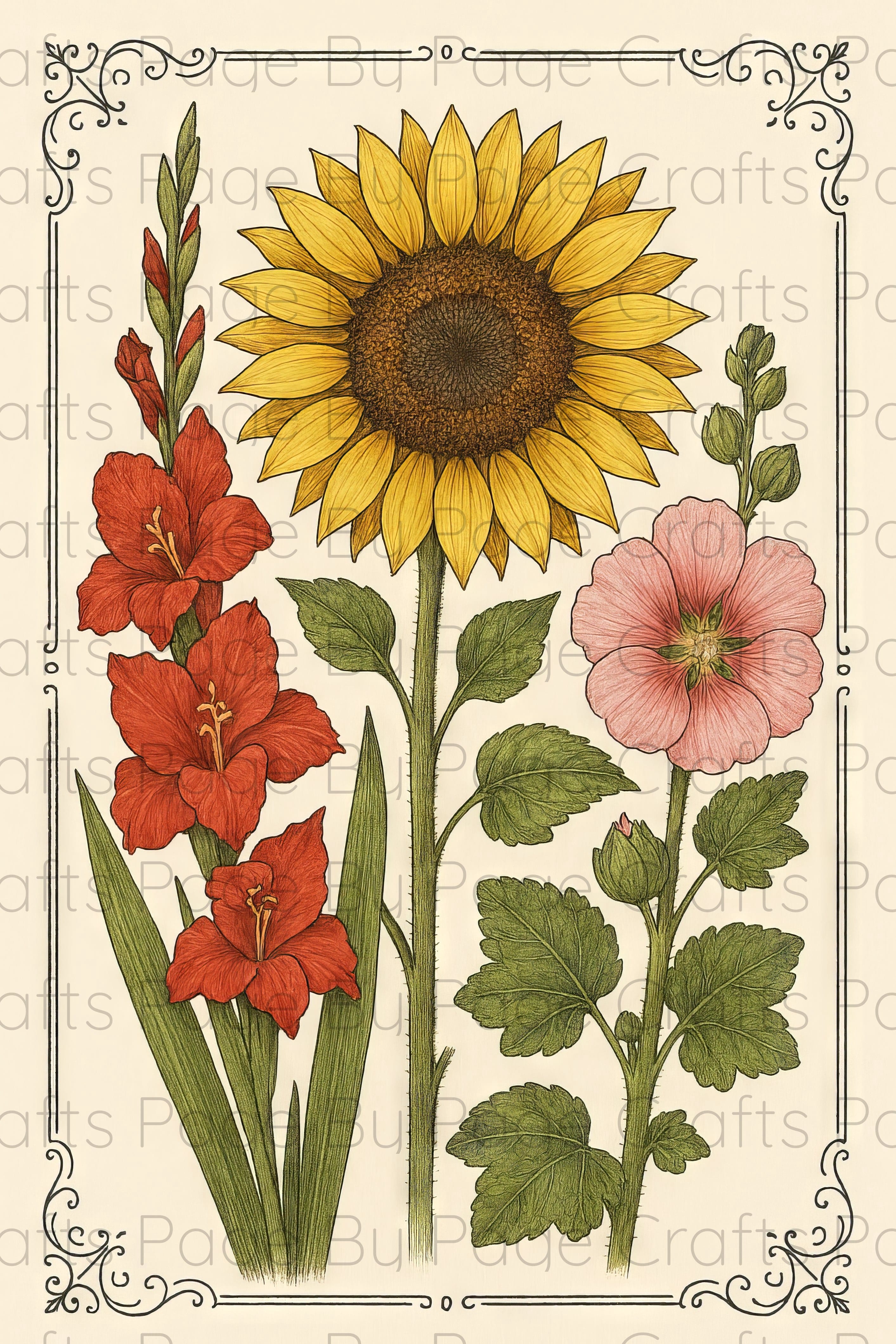 Sunflower Flourish Deluxe pt 1