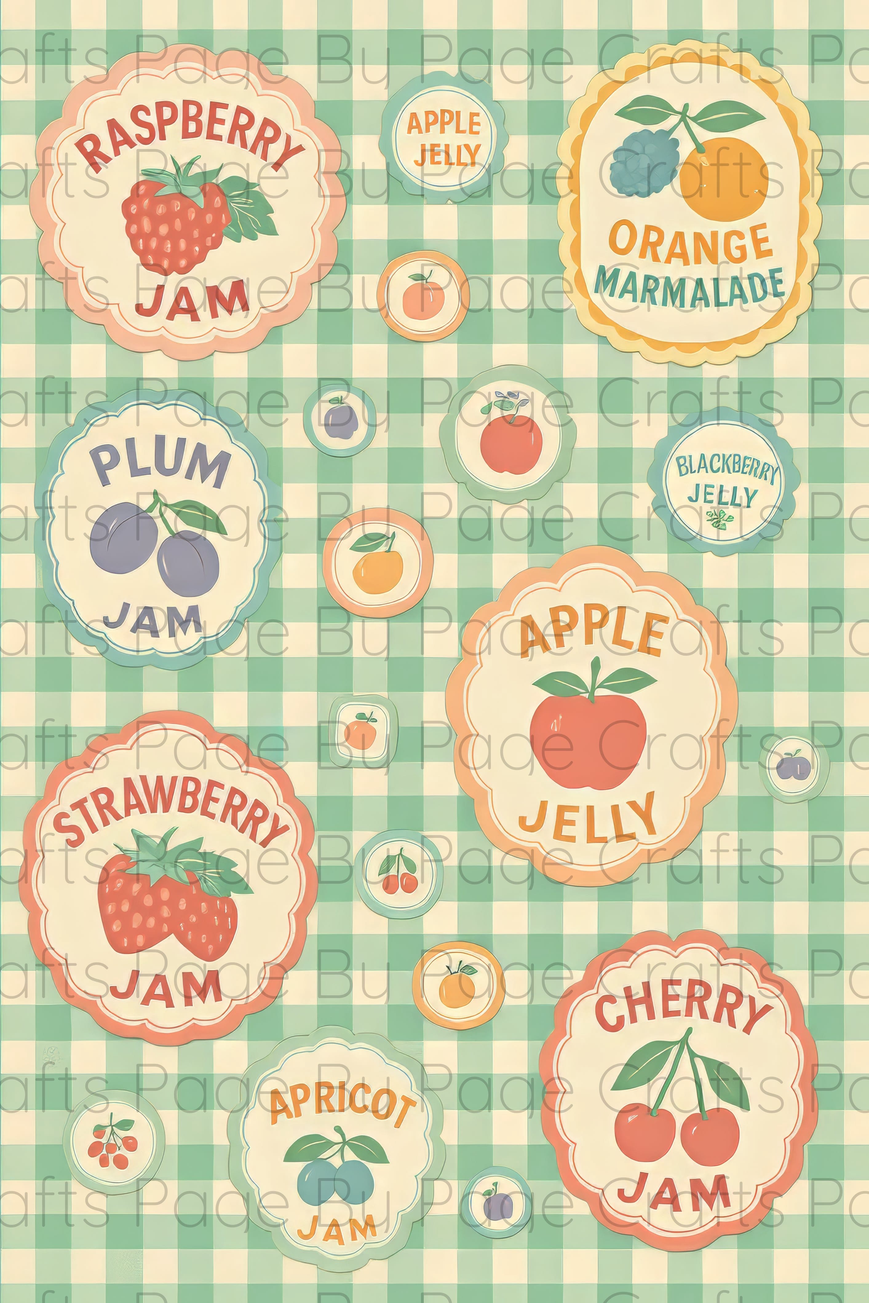 Country Kitchen Tags and Labels