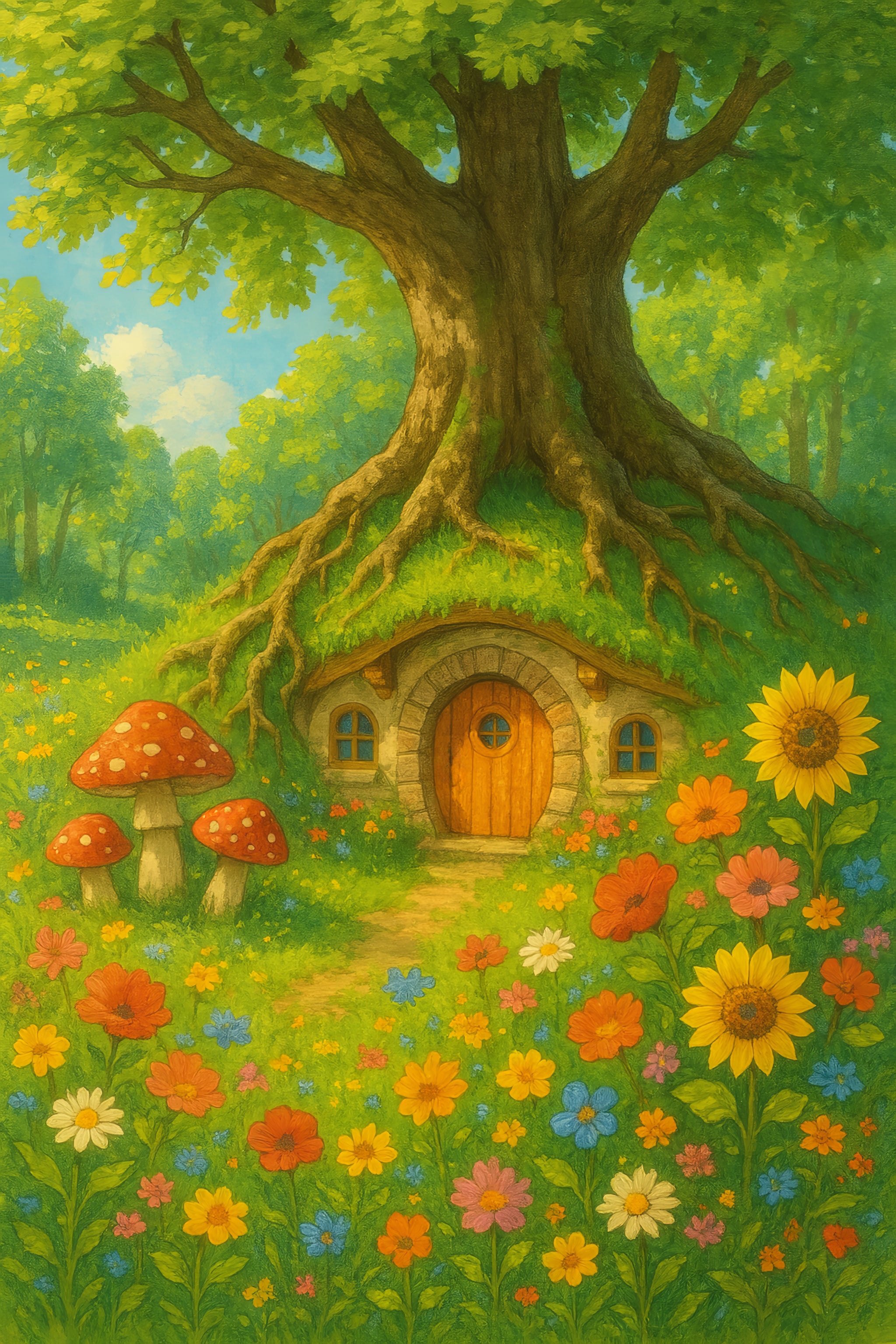 Hedgehollow Hideaway Backgrounds