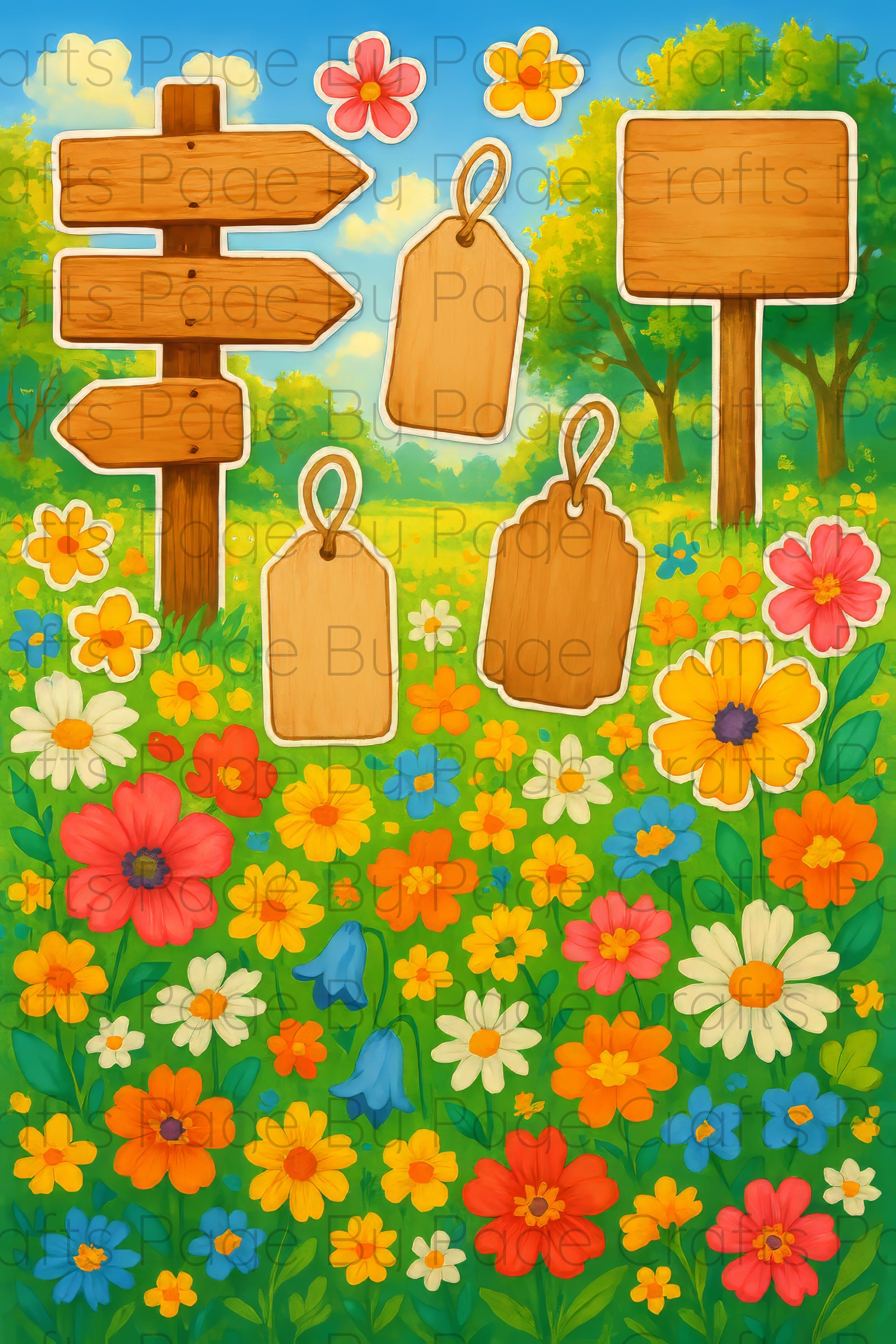 Hedgehollow Hideaway Tags and fussy