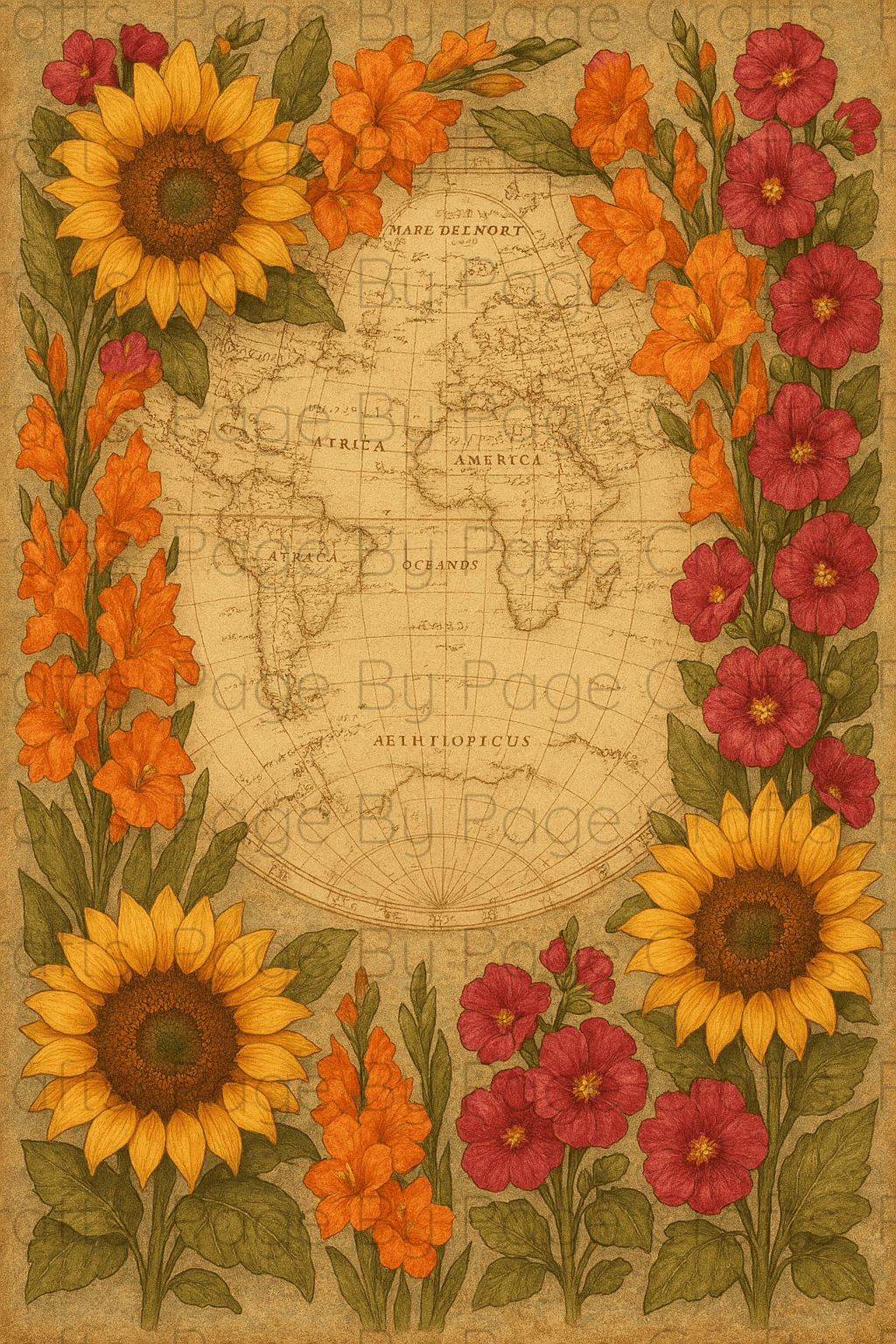 Sunflower Flourish Deluxe pt 1