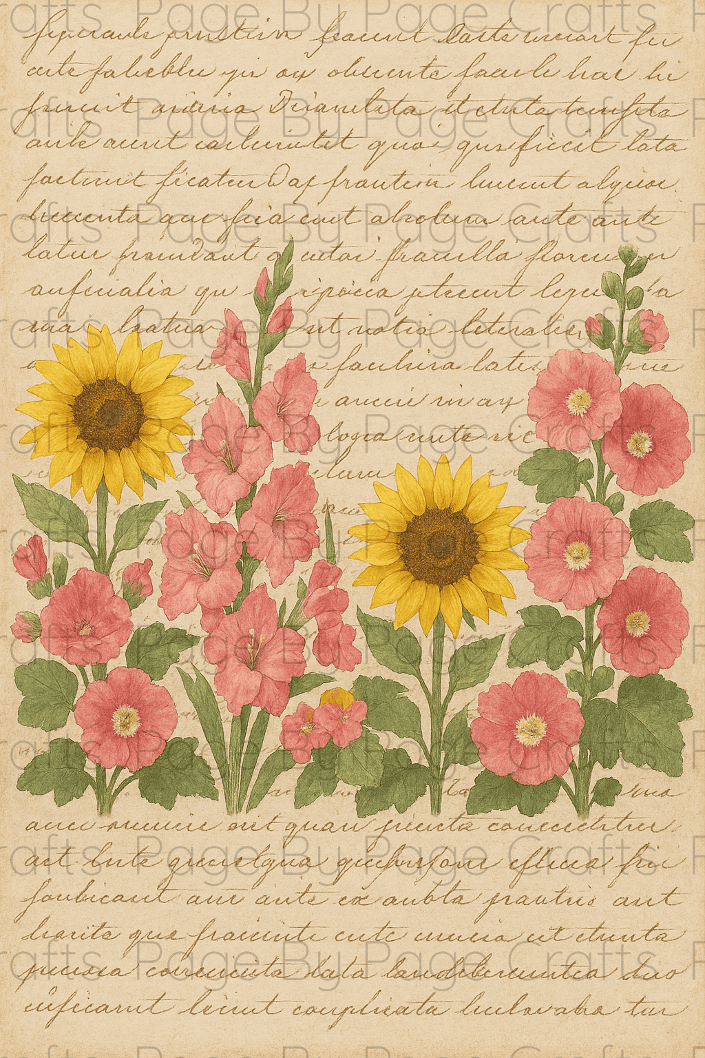 Sunflower Flourish Deluxe pt 1
