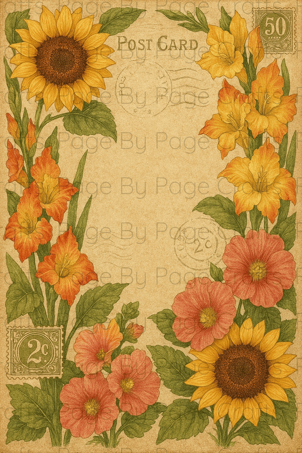 Sunflower Flourish Deluxe pt 1