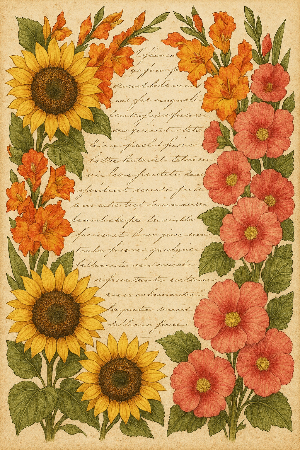 Sunflower Flourish Deluxe pt 1