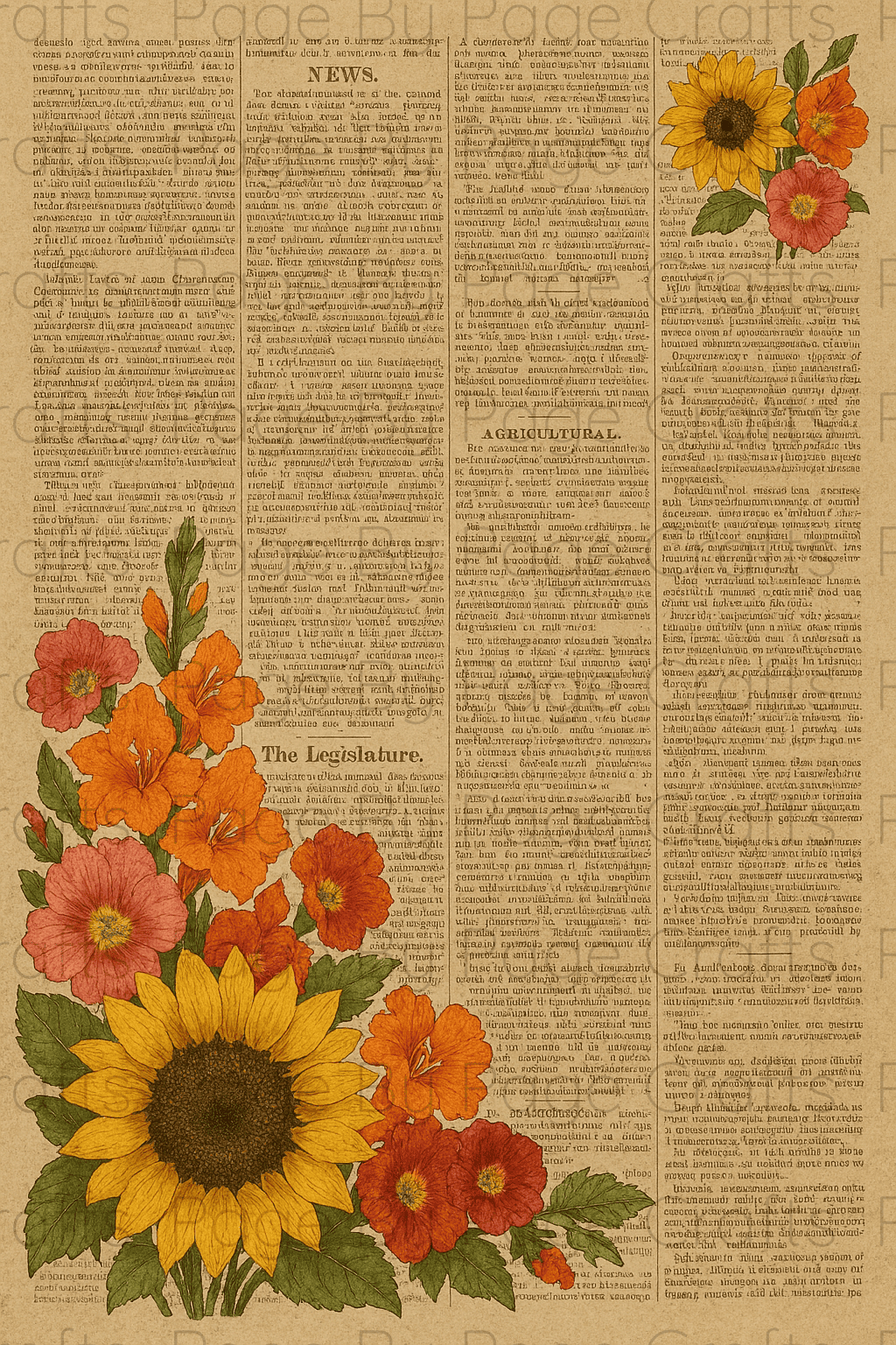 Sunflower Flourish Deluxe pt 1