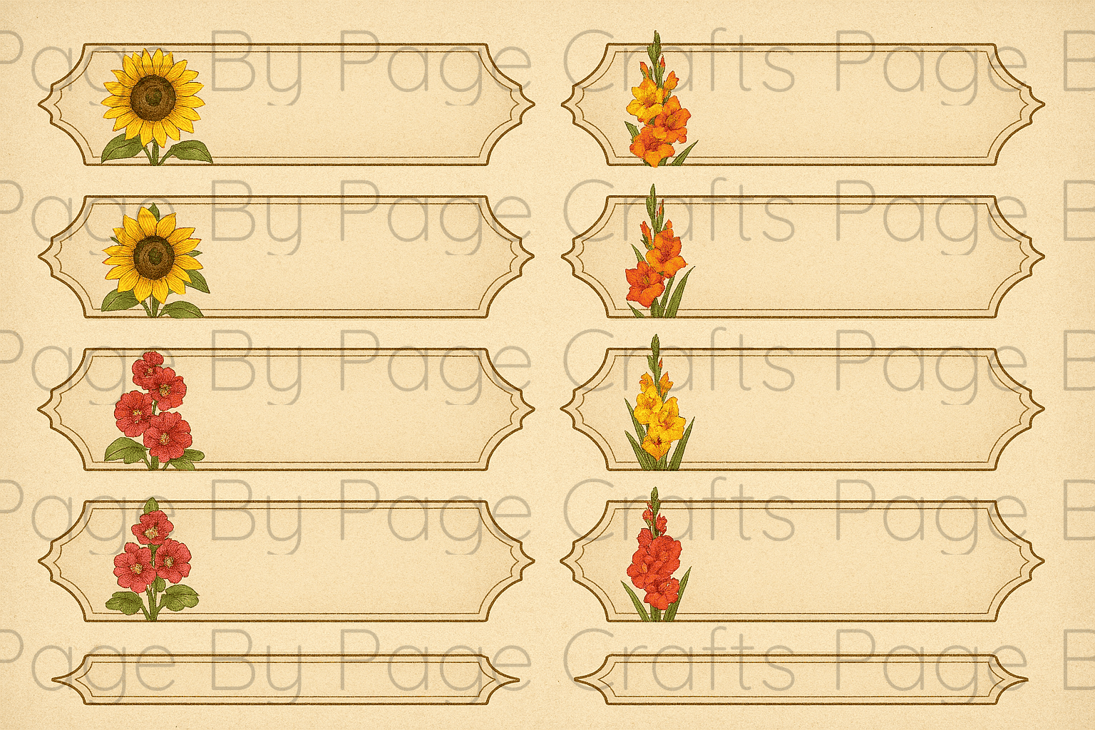 Sunflower Flourish Deluxe pt 2