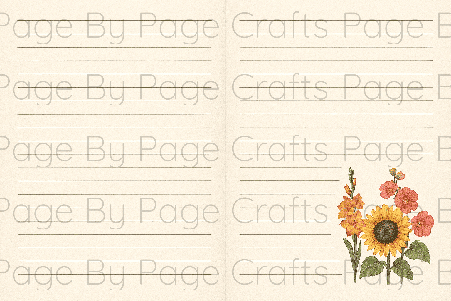 Sunflower Flourish Deluxe pt 1
