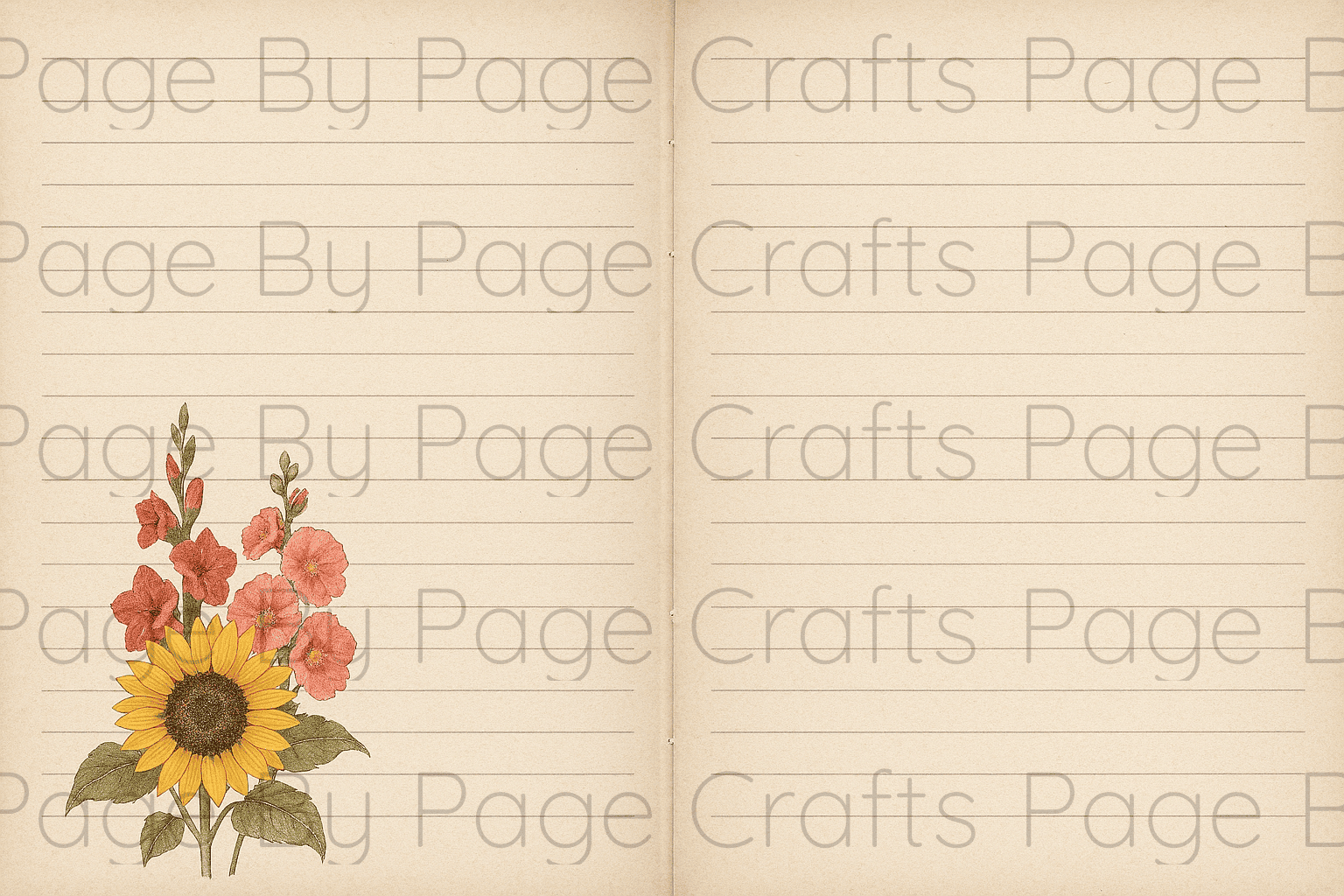 Sunflower Flourish Deluxe pt 1