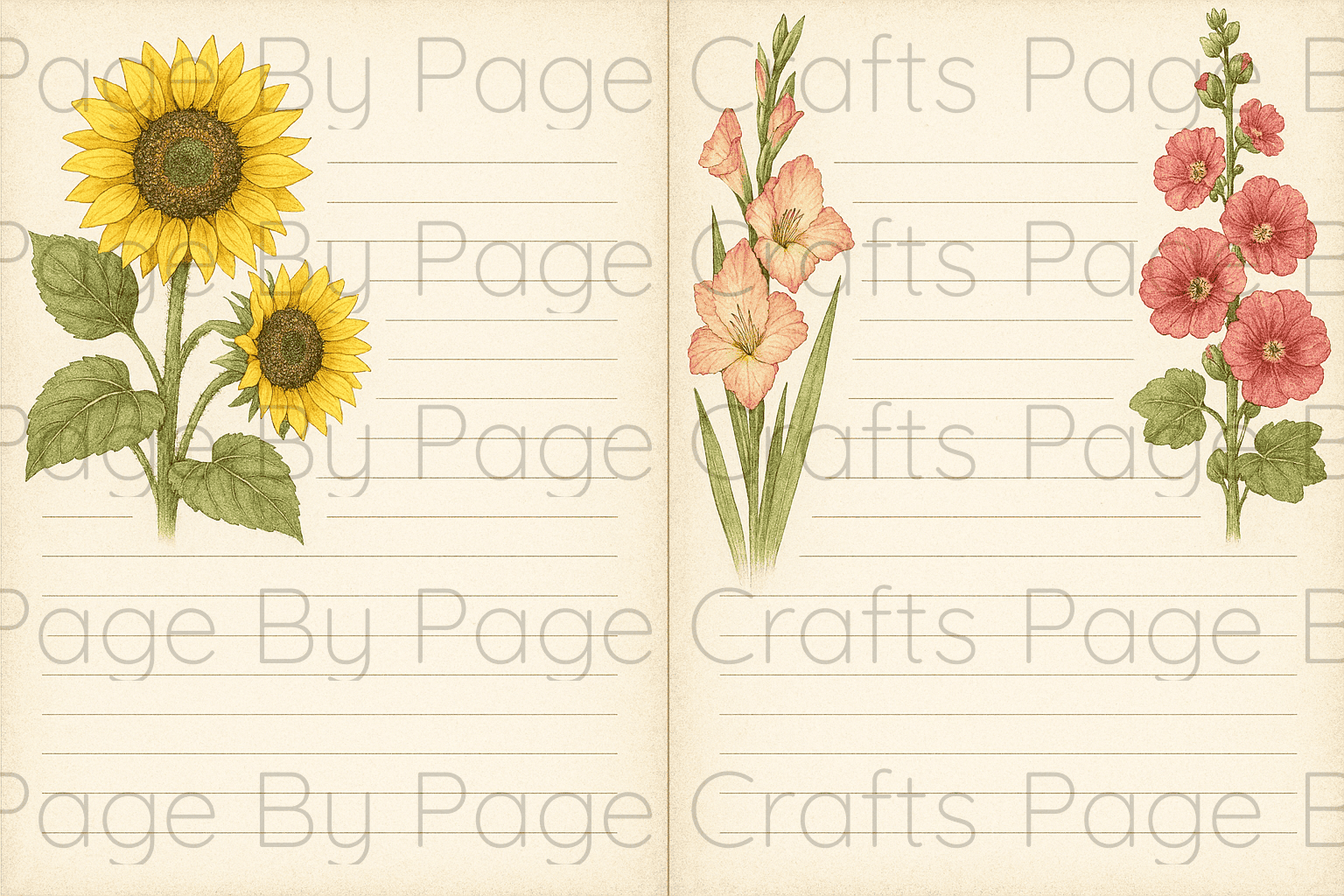 Sunflower Flourish Deluxe pt 1