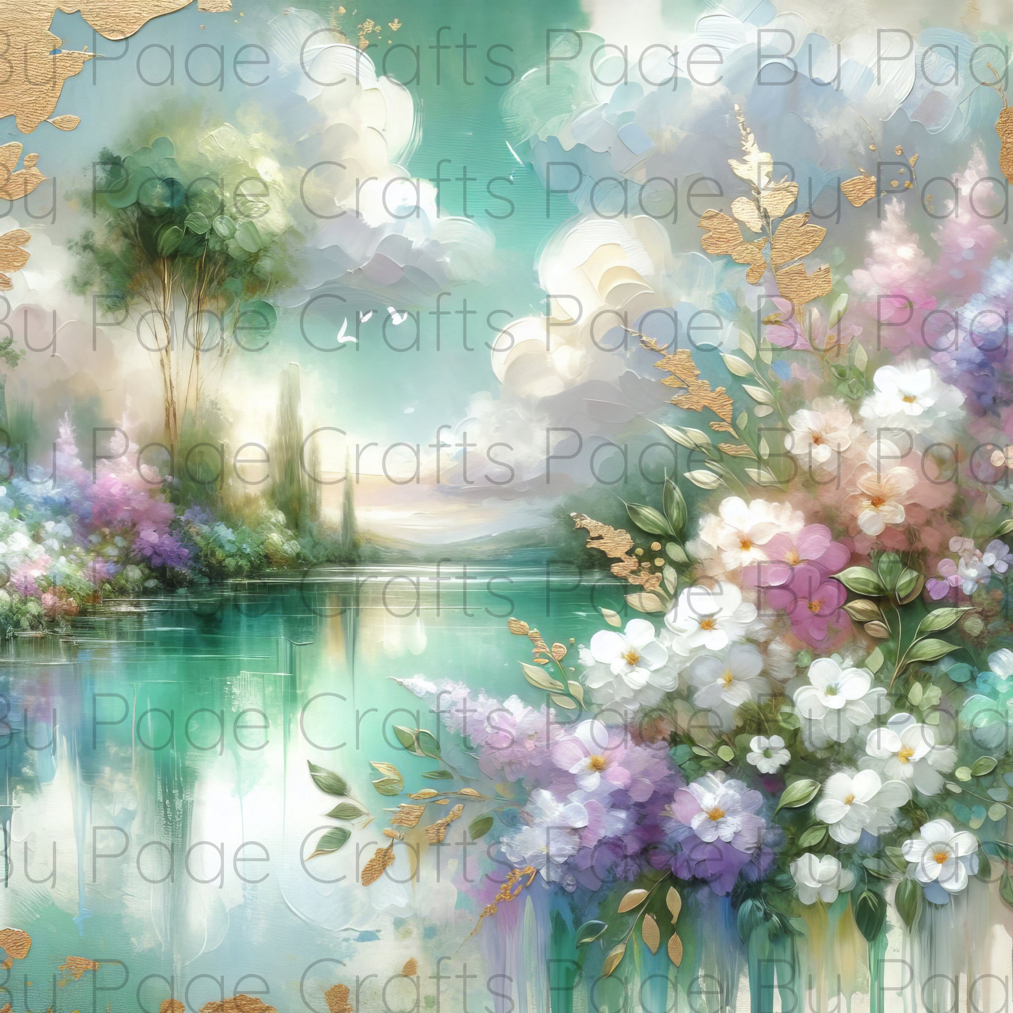 Water Colour Reflections - Impasto