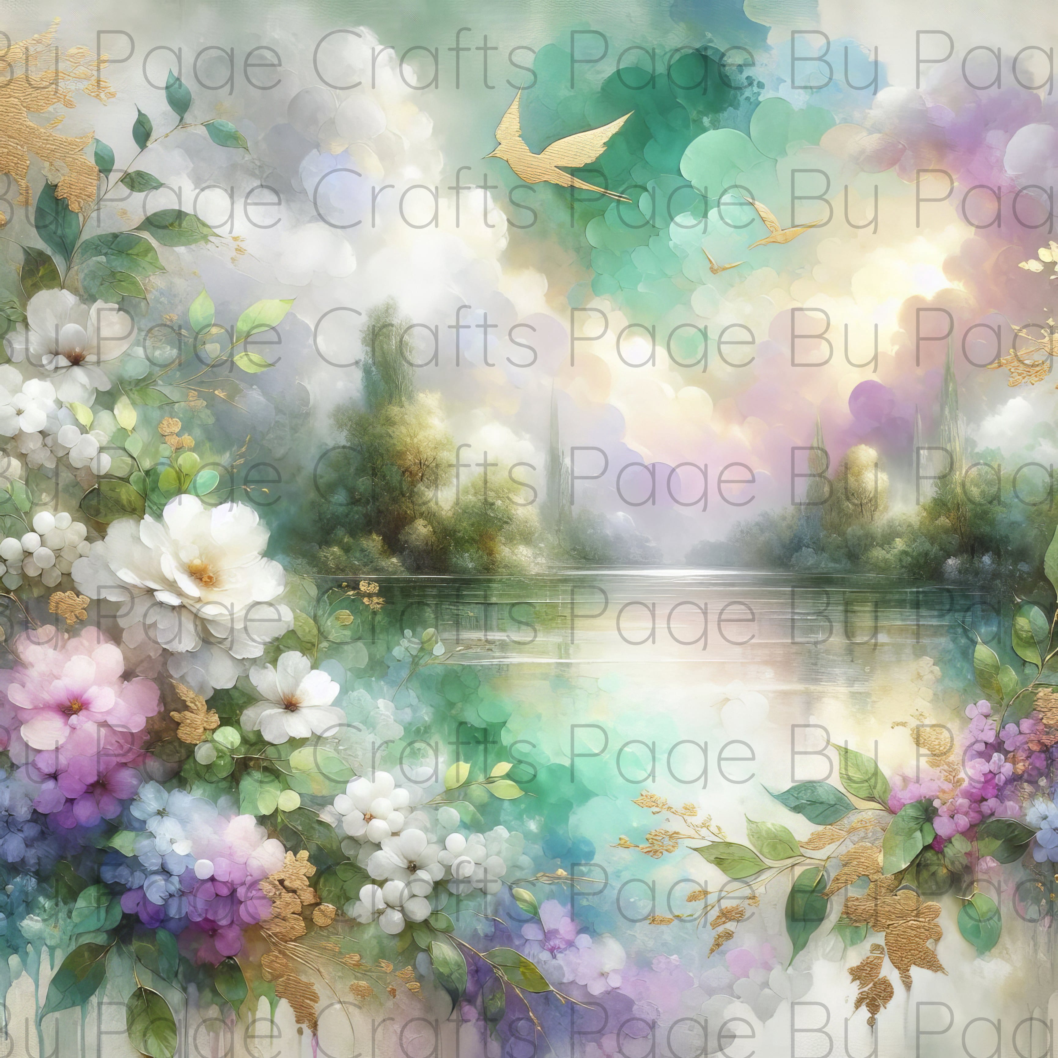 Water Colour Reflections - Impasto