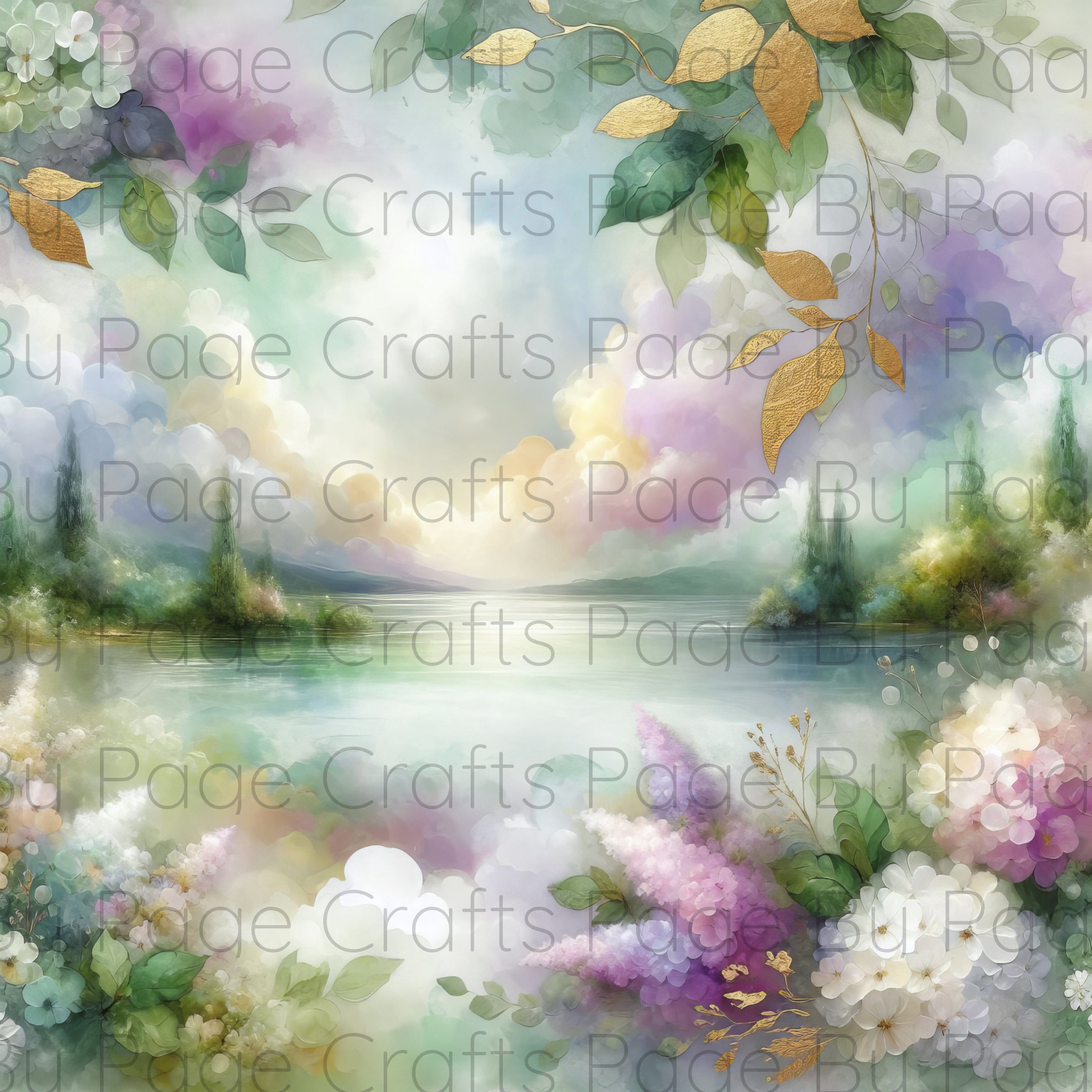 Water Colour Reflections - Impasto