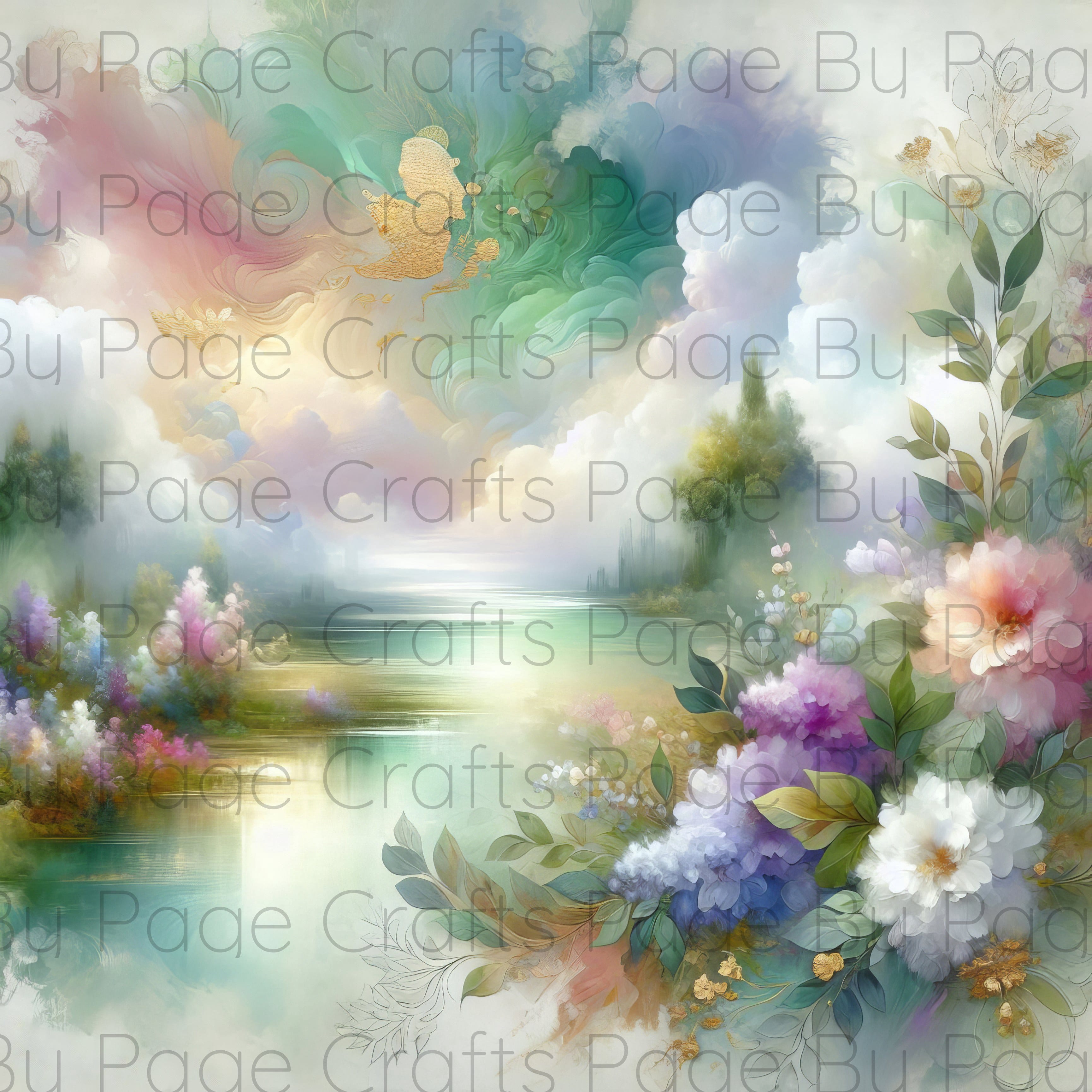 Water Colour Reflections - Impasto