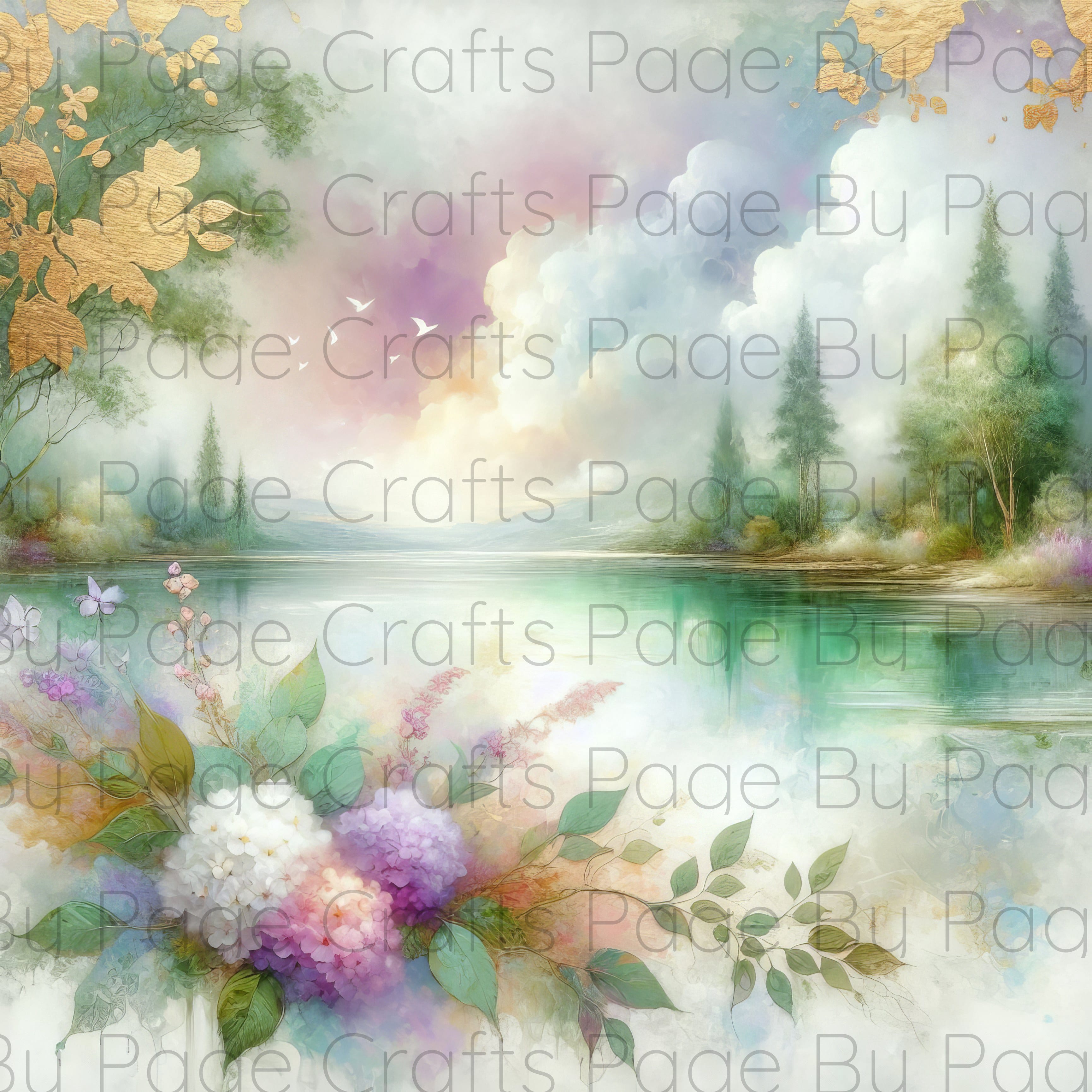 Water Colour Reflections - Impasto