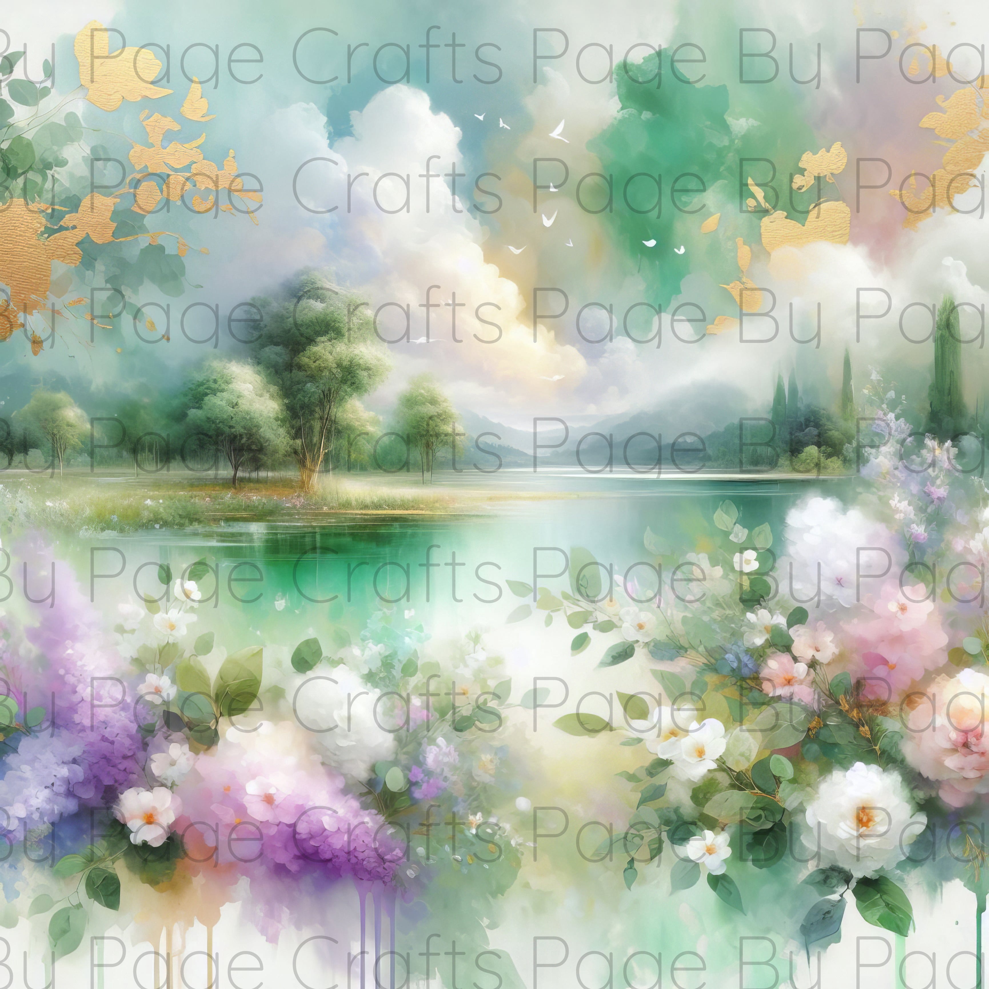 Water Colour Reflections - Impasto